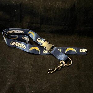 Los Angeles Chargers Nylon Breakaway Lanyard NWOT OS